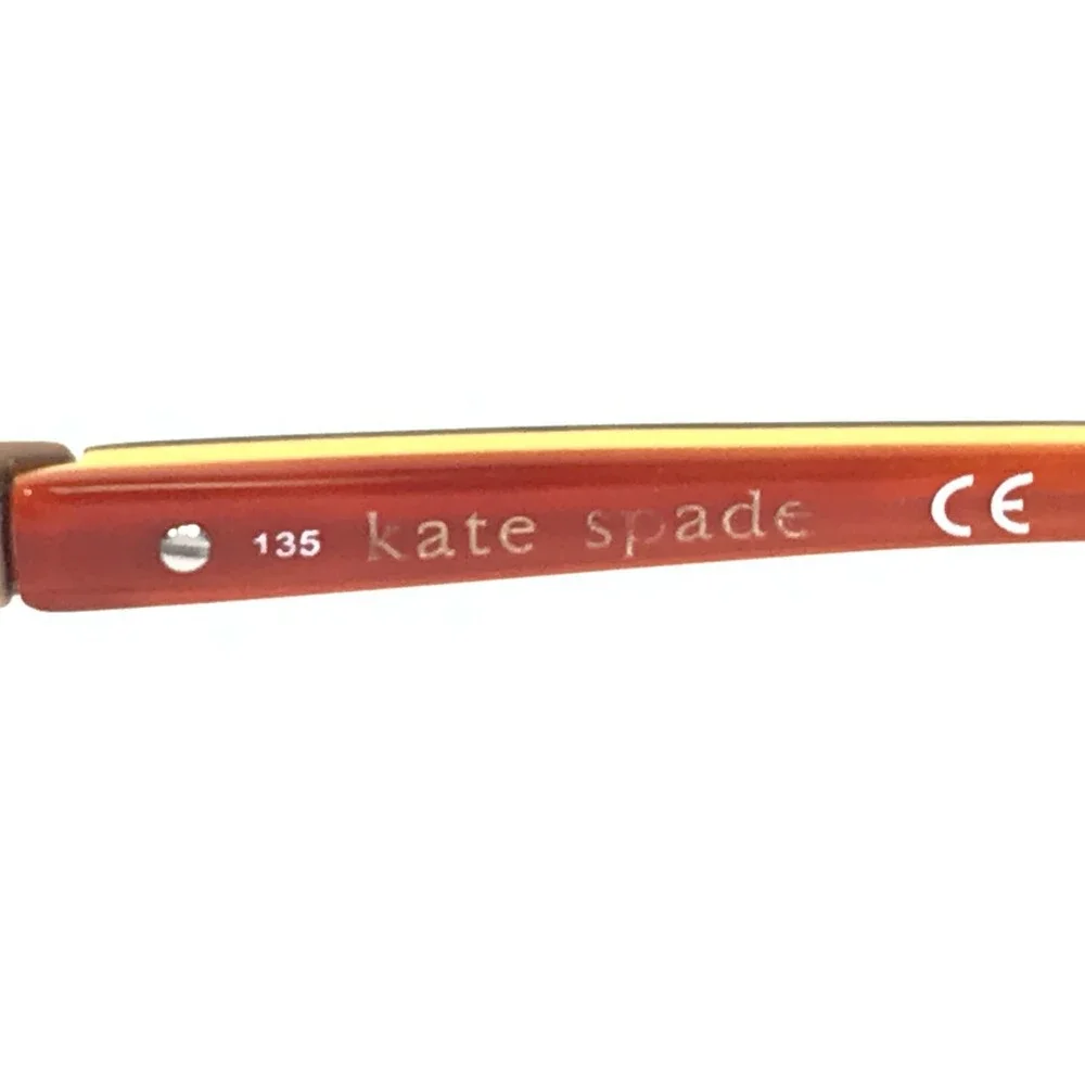 Kate Spade Eyeglasses Frames MARSHA 0JUP Orange Brown Tortoise Round 51-16-135